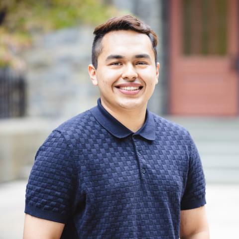 Luis Gomez, graduate student in Lehigh's psychology program