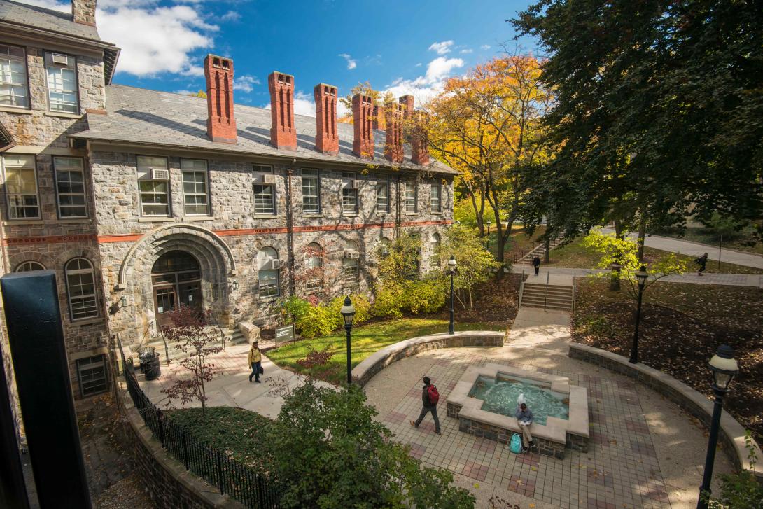 Chandler-Ullman building in the spring.